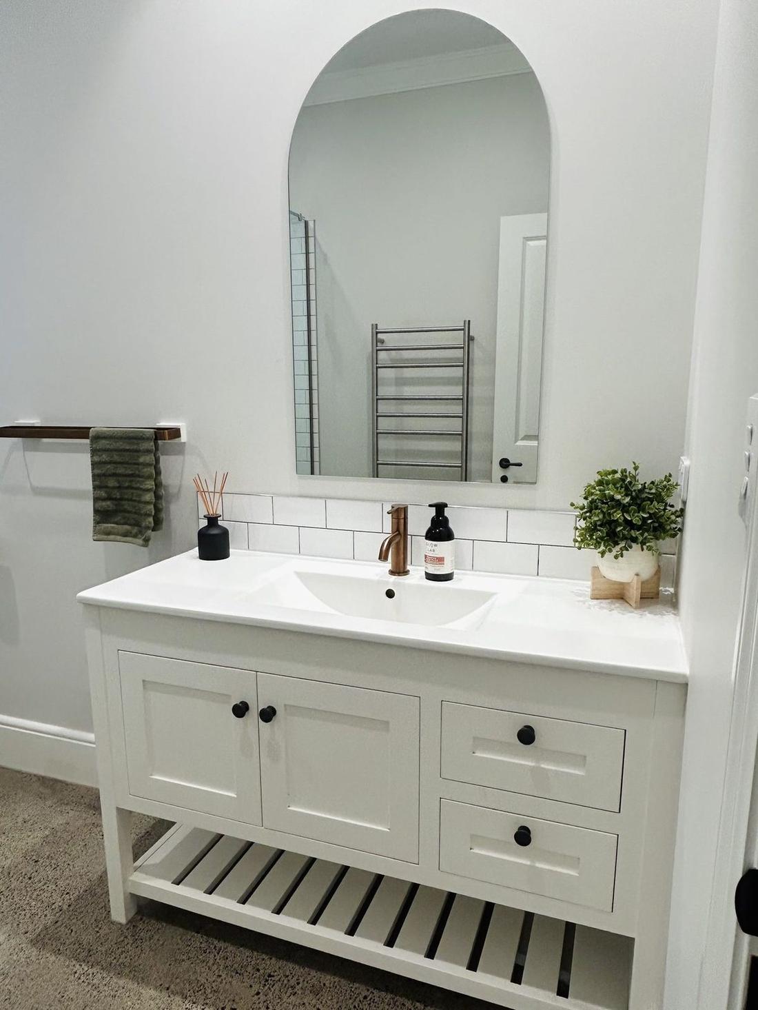 Bathroom renovation Riverhead — vanity