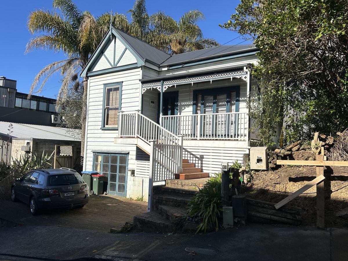 Villa front deck and steps after rebuild